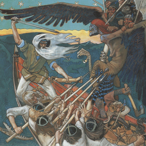 Axel Waldemar Gallen - The Defense of the Sampo, 1896 | Аксели Галлен-Каллела