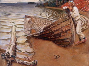 Axel Waldemar Gallen - The Lamenting Boat, 1924 | Аксели Галлен-Каллела