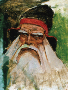 Axel Waldemar Gallen - The Wizard Vainamoinen, 1895 | Аксели Галлен-Каллела