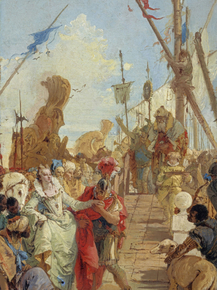 Giovanni Battista Tiepolo - The Meeting of Anthony and Cleopatra