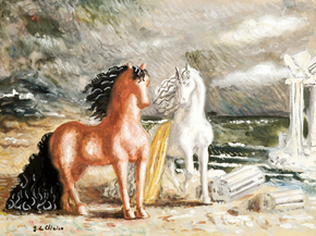 Giorgio de Chirico - Horses | Джорджо де Кирико
