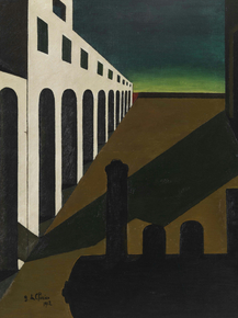 Giorgio de Chirico - La matinee angoissante | Джорджо де Кирико