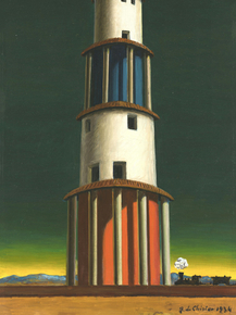 Giorgio de Chirico - La torre e il treno | Джорджо де Кирико