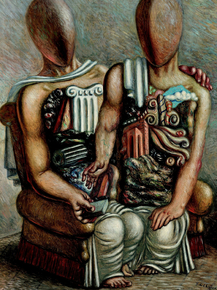 Giorgio de Chirico - The Archaeologists | Джорджо де Кирико