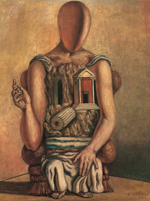 Giorgio de Chirico - The solitary archaeologist | Джорджо де Кирико