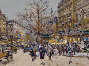 Eugene Galien-Laloue - Boulevard Bonne-Nouvelle | Эжен Гальен-Лалу