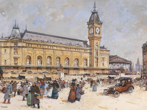 Eugene Galien-Laloue - Gare de Lyon | Эжен Гальен-Лалу