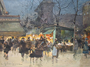Eugene Galien-Laloue - Grand Boulevard unframed | Эжен Гальен-Лалу