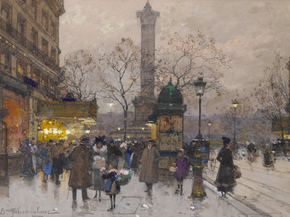 Eugene Galien-Laloue - La Bastille | Эжен Гальен-Лалу