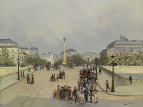 Eugene Galien-Laloue - Place de Chatelet | Эжен Гальен-Лалу