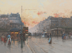 Eugene Galien-Laloue - Porte de Chatillon | Эжен Гальен-Лалу