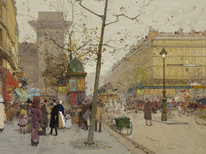 Eugene Galien-Laloue - Porte Saint-Denis | Эжен Гальен-Лалу