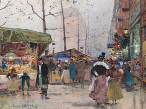 Eugene Galien-Laloue - Porte Saint-Denis | Эжен Гальен-Лалу
