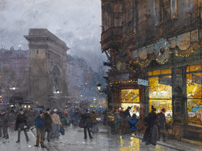 Eugene Galien-Laloue - Porte Saint-Denis | Эжен Гальен-Лалу