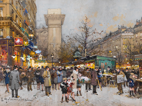 Eugene Galien-Laloue - Porte Saint-Denis | Эжен Гальен-Лалу