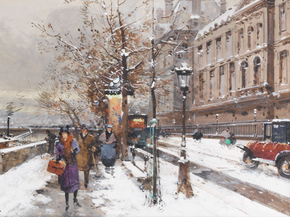 Eugene Galien-Laloue - Quai d'Orsay | Эжен Гальен-Лалу