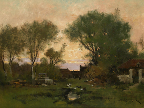 Eugene Galien-Laloue | Эжен Гальен-Лалу - Вечернее настроение