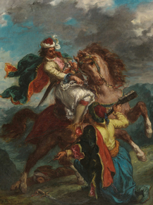 Eugene Delacroix - A Turk Surrenders | Эжен Делакруа