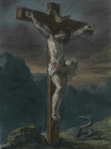 Eugene Delacroix - Christ on the Cross | Эжен Делакруа
