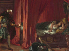 Eugene Delacroix - Othello and Desdemona | Эжен Делакруа