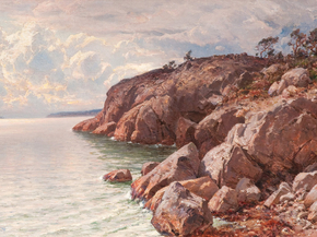 Hjalmar Munsterhjelm - Costal View With Rocks | Ялмар Мунстеръелм