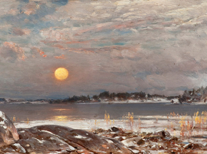 Hjalmar Munsterhjelm - Early Spring Moon | Ялмар Мунстеръелм