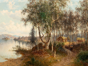 Hjalmar Munsterhjelm - On The Path By The Shore | Ялмар Мунстеръелм