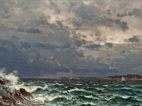 Hjalmar Munsterhjelm - Stormy Sea | Ялмар Мунстеръелм