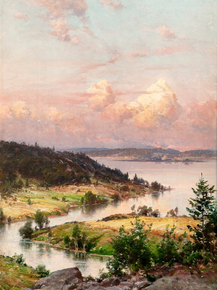 Hjalmar Munsterhjelm - Summer Evening At Palkane | Ялмар Мунстеръелм