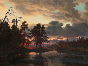 Hjalmar Munsterhjelm - Sunset | Ялмар Мунстеръелм