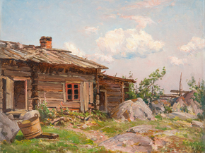 Hjalmar Munsterhjelm - View From A Courtyard | Ялмар Мунстеръелм