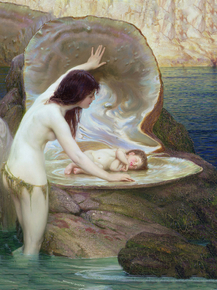 Herbert James Draper - A Water Baby | Герберт Джеймс Дрейпер Herbert James Draper - A Water Baby | Герберт Джеймс Дрейпер