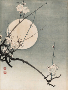 Shoda Koho - Plum and the moon | Сёда, Кохо