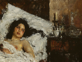 Antonio Mancini - Resting | Антонио Манчини