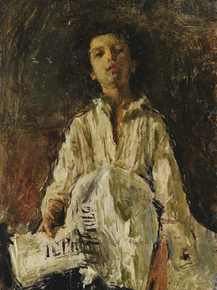 Antonio Mancini - Il giornalaio | Антонио Манчини