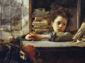 Antonio Mancini - Lo studio | Антонио Манчини