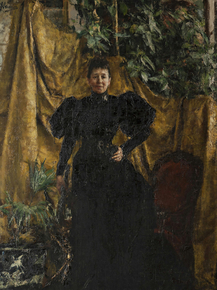 Antonio Mancini - Ritratto della Signora Pantaleoni | Антонио Манчини