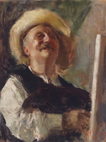 Antonio Mancini - Self Portrait, 1910 | Антонио Манчини