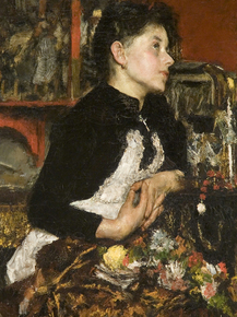 Antonio Mancini - Young maid | Антонио Манчини