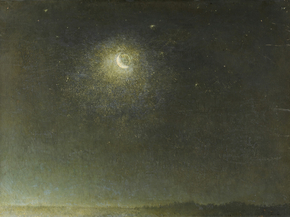 Filippo Palizzi - Luna mancante avanti ll'alba | Филиппо Палицци