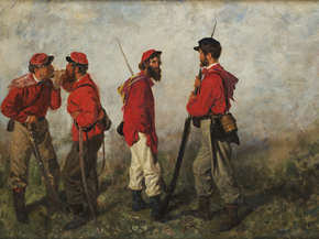 Filippo Palizzi - Un gruppo di garibaldini | Филиппо Палицци