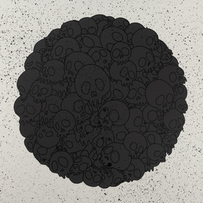 Takashi Murakami (Коллекция постеров №2) - Black Skulls Circle