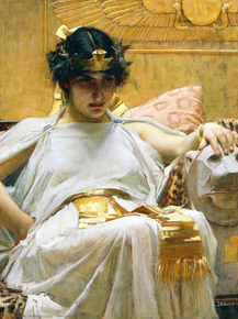John William Waterhouse | Джон Уильям Уотерхаус - Клеопатра