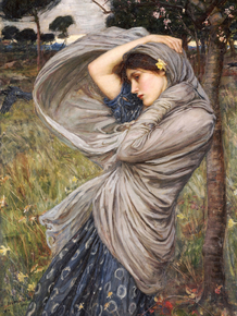 John William Waterhouse | Джон Уильям Уотерхаус - Северный ветер