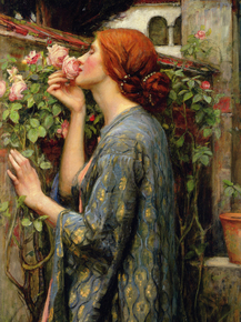 John William Waterhouse | Джон Уильям Уотерхаус - Душа розы, 1903