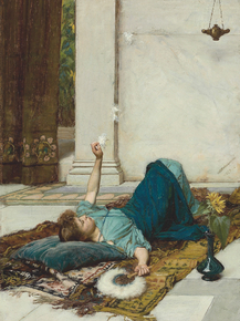 John William Waterhouse | Джон Уильям Уотерхаус - Сладость праздности