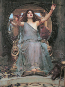 John William Waterhouse | Джон Уильям Уотерхаус - Цирцея подносит чашу Улиссу