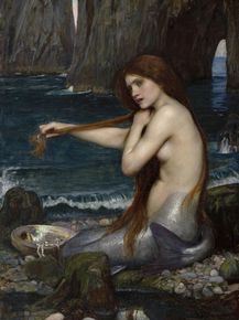 John William Waterhouse | Джон Уильям Уотерхаус - Русалка, 1900