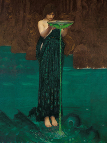 John William Waterhouse | Джон Уильям Уотерхаус - Цирцея Инвидиоза, 1892