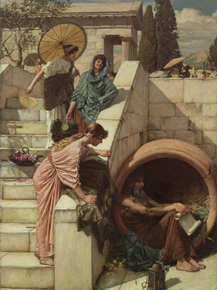 John William Waterhouse | Джон Уильям Уотерхаус - Диоген, 1882